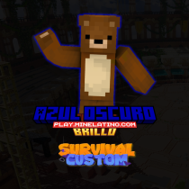 Brillo Azul Oscuro Survival Custom
